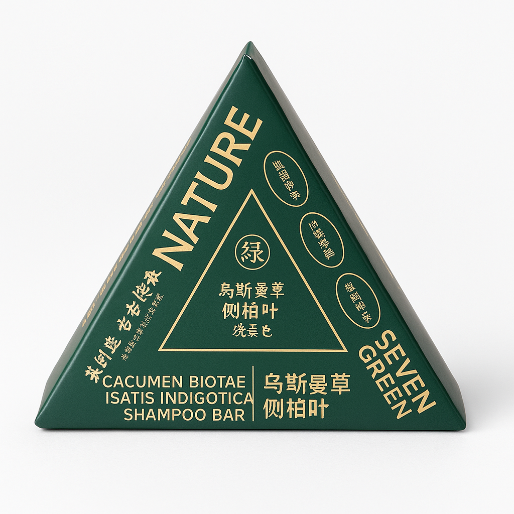 Seven green شامبو صلب بالأعشاب الطبيعية – يغذي، يقوّي، ويمنح شعرك لمعانًا طبيعيًا 👌